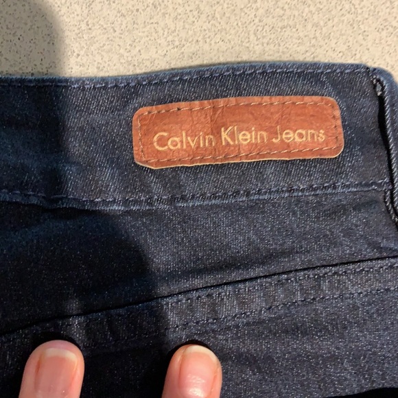 Calvin Klein Jeans Legging Dark Wash EUC - Picture 7 of 14